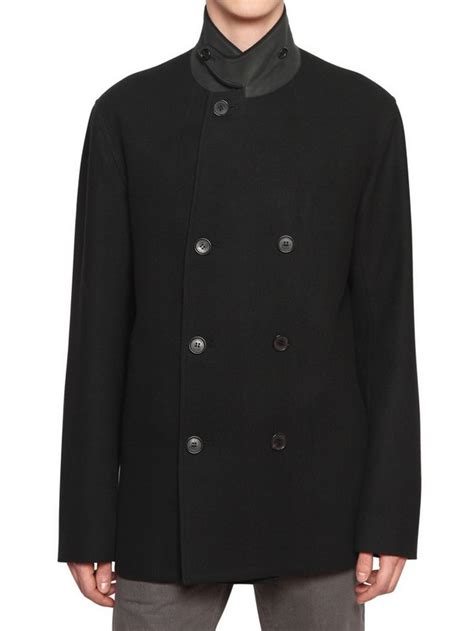 dior peacoat men's|Dior coats for men.